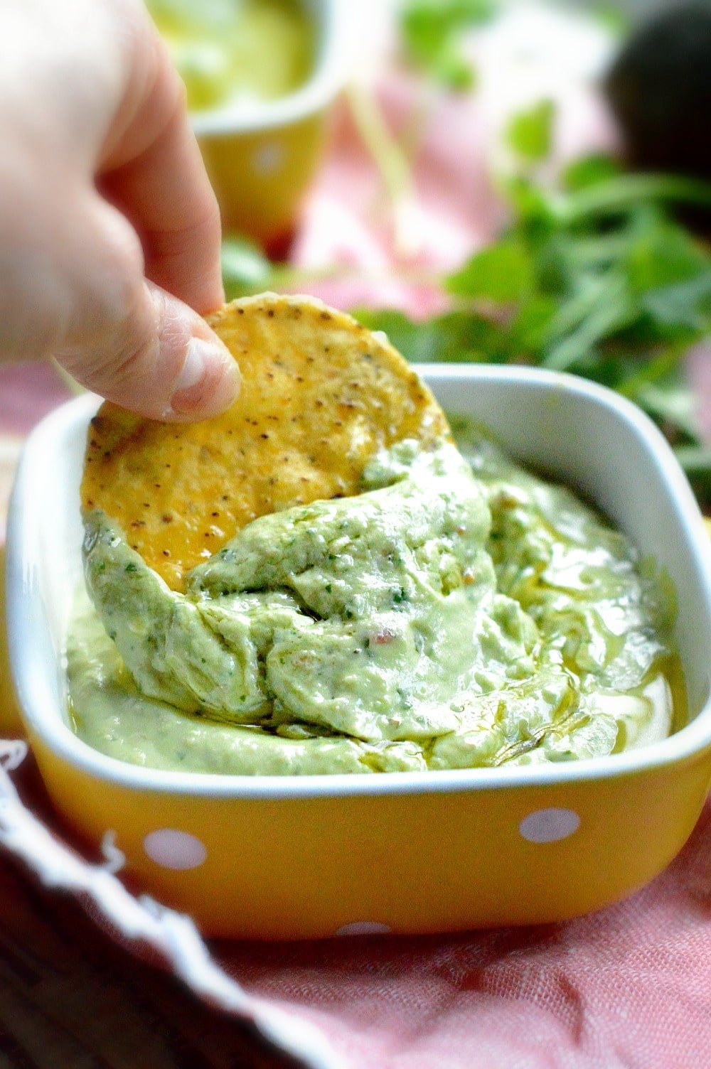 Simple Avocado Dip - SWEETASHONEY