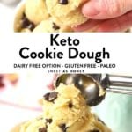 Keto Cookie Dough Low Carb Sugar Free Gluten free