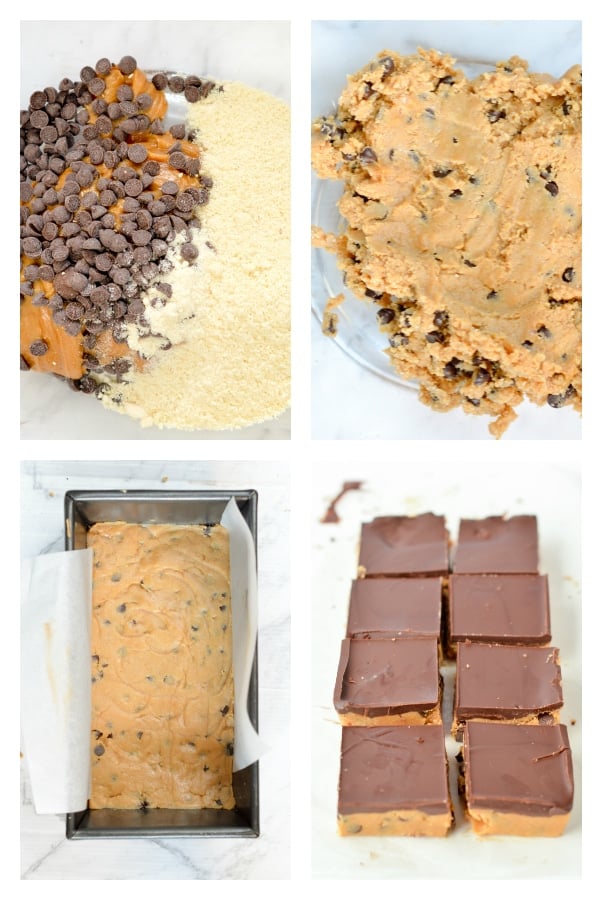 KETO COOKIE DOUGH BARS