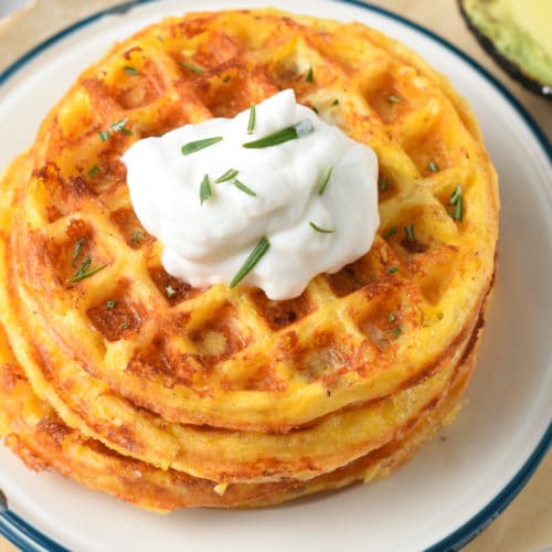 2-Ingredient Chaffle (Keto, Flourless)