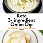 3 ingredient Onion Dip Recipe