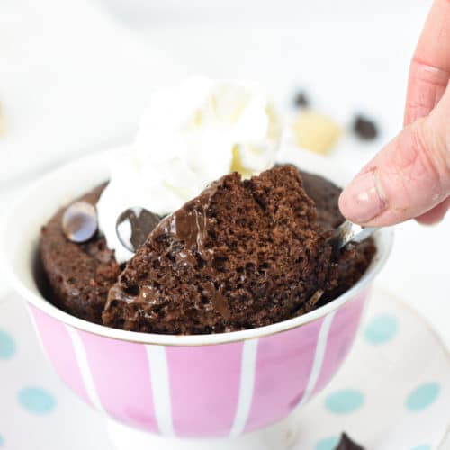 3-Ingredient Keto Mug Cake (Flourless)