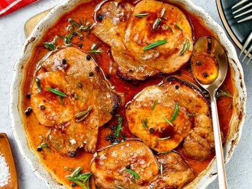 4 ingredient Oven Baked Pork Chops