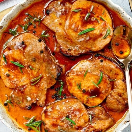 4-Ingredient Oven Baked Pork Chops