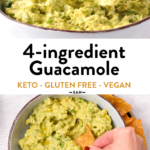 4 ingredients Guacamole Recipe