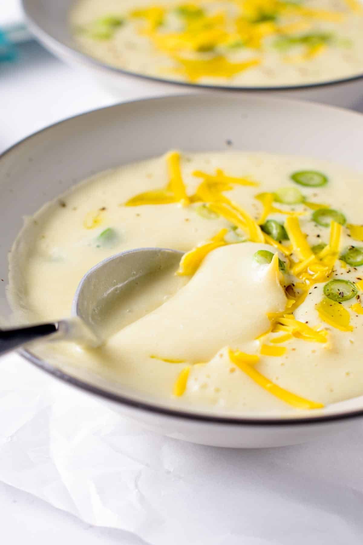 4 ingredients Potato Soup