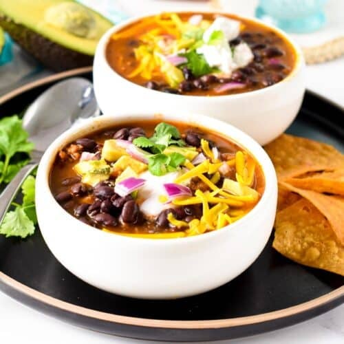 5-Ingredient Taco Soup (22g Protein)