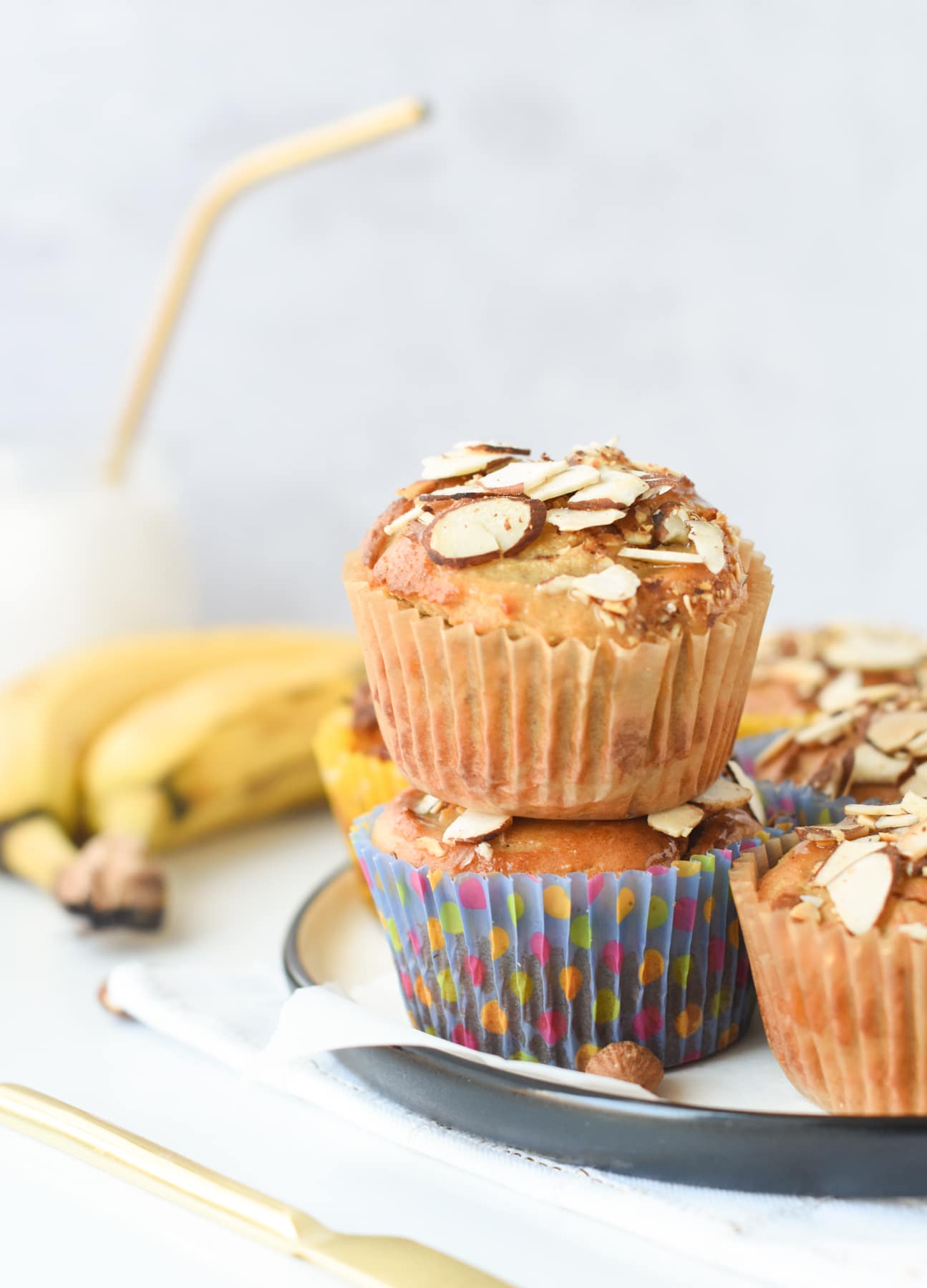 Banana muffin with almond flour
