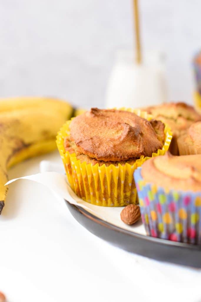 Almond flour banana muffins no sugar gluten free keto sweet as honey