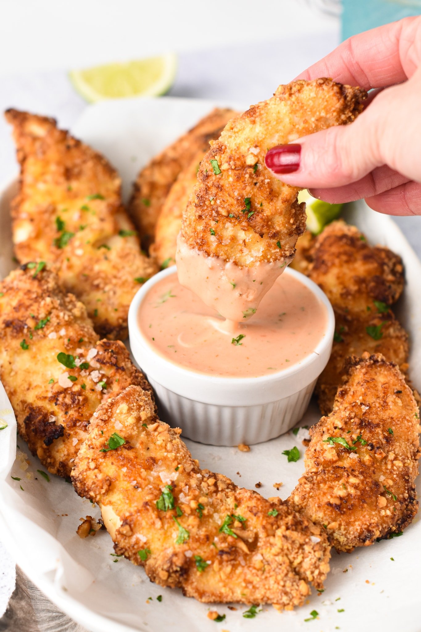 Almond Flour Chicken Tenders Sweet As Honey