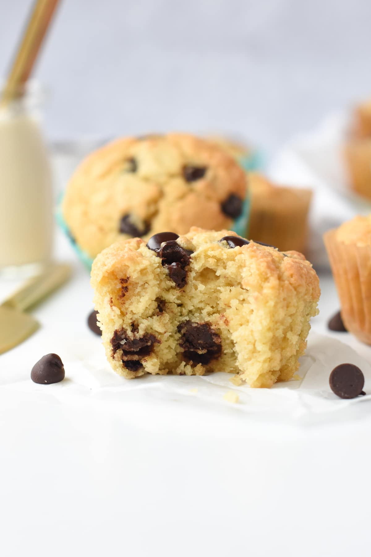 Almond Flour Chocolate Chips Muffins