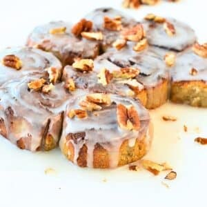 Almond Flour Cinnamon Rolls
