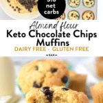 Almond Flour Keto Chocolate Chip Muffins
