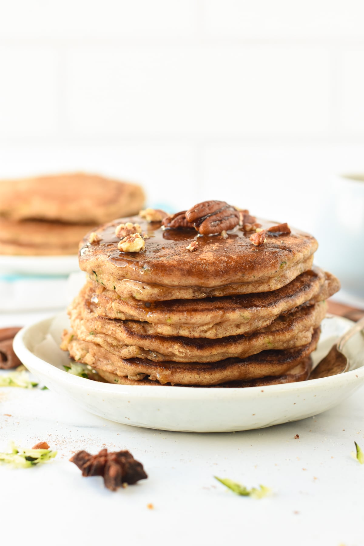 Almond Flour Zucchini Pancakes