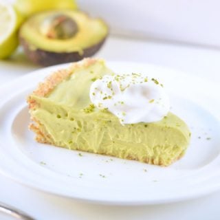 Keto Avocado Key Lime Pie