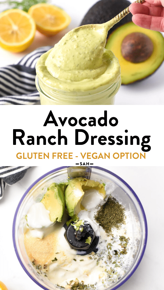 Avocado Ranch Dressing - Sweet As Honey