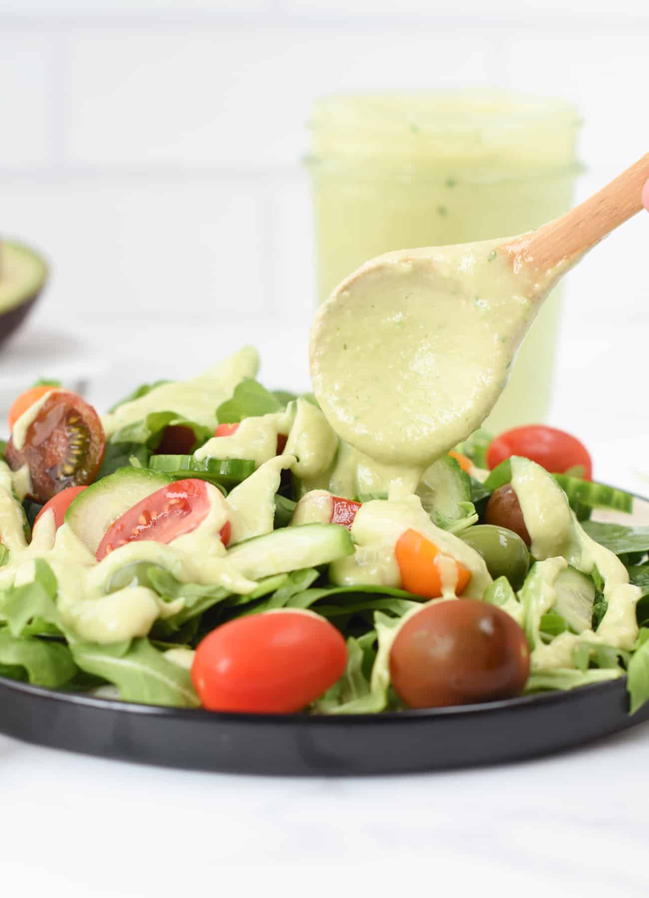 Avocado Salad Dressing - Sweet As Honey