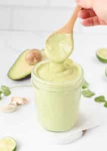 Avocado salad dressing recipe