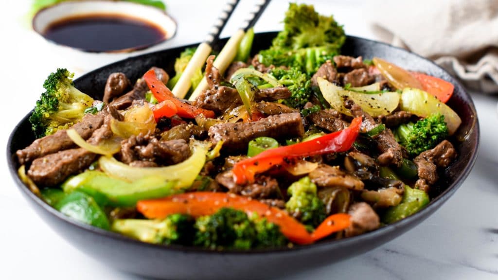 Black Pepper Angus Steak Stir Fry Recipe