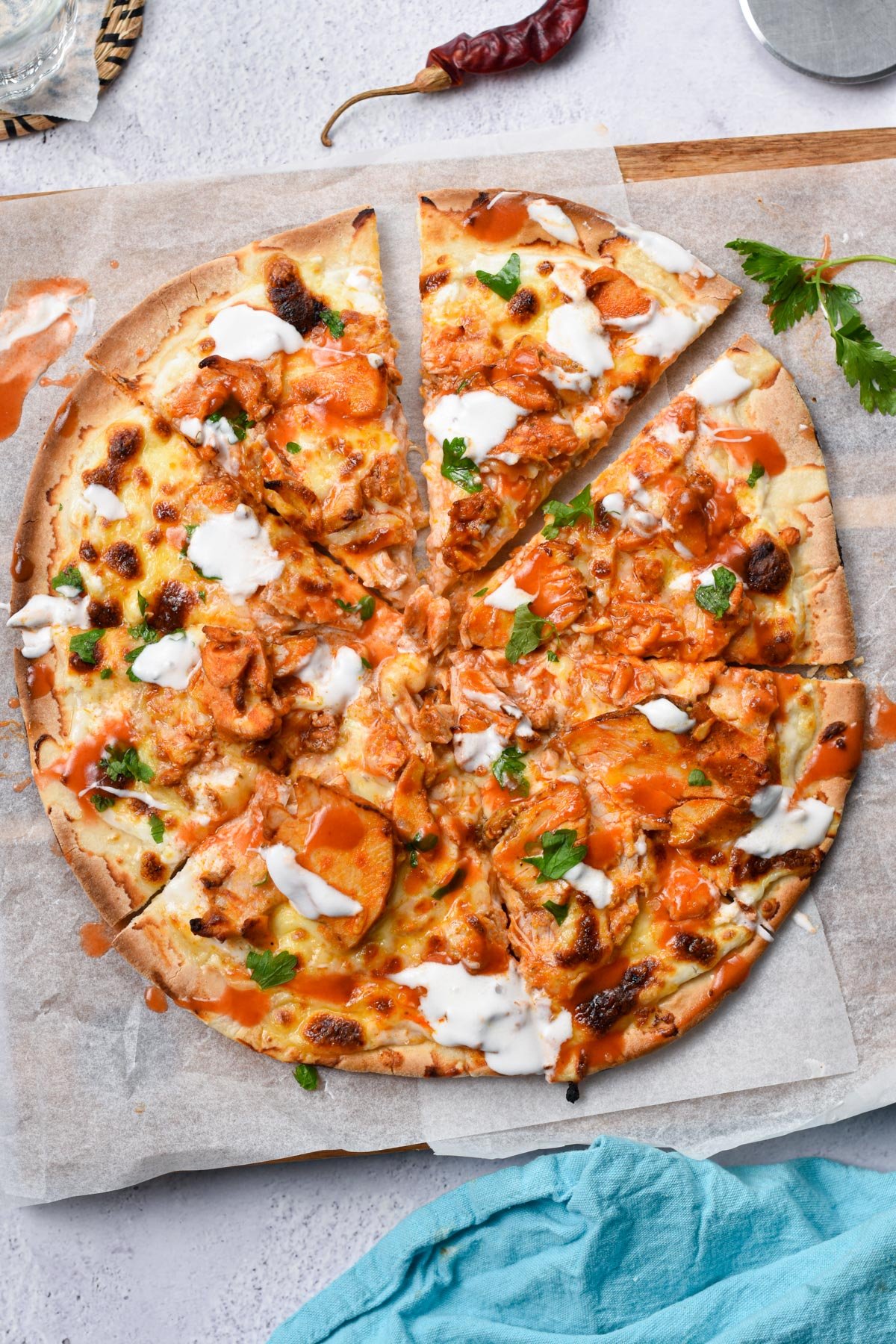 Buffalo Chicken Pizza