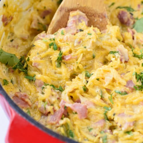 Carbonara Spaghetti Squash Recipe