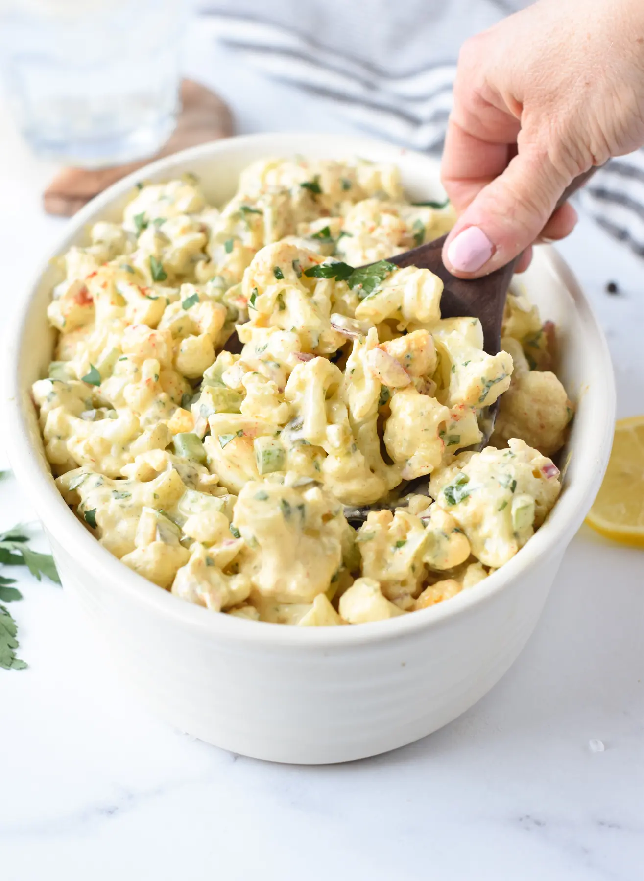 Cauliflower Mock Potato Salad