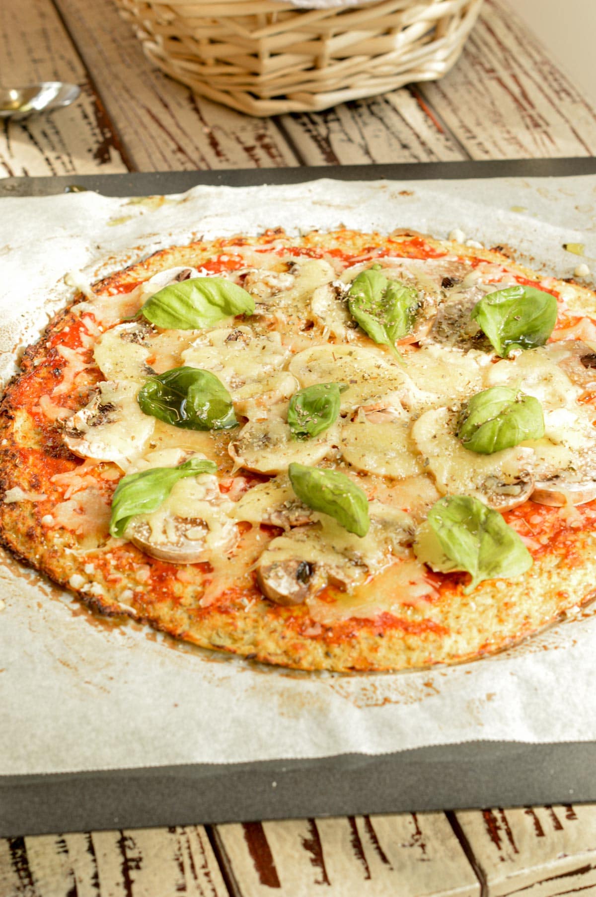 Cauliflower Pizza Crust Recipe - Sweet As Honey