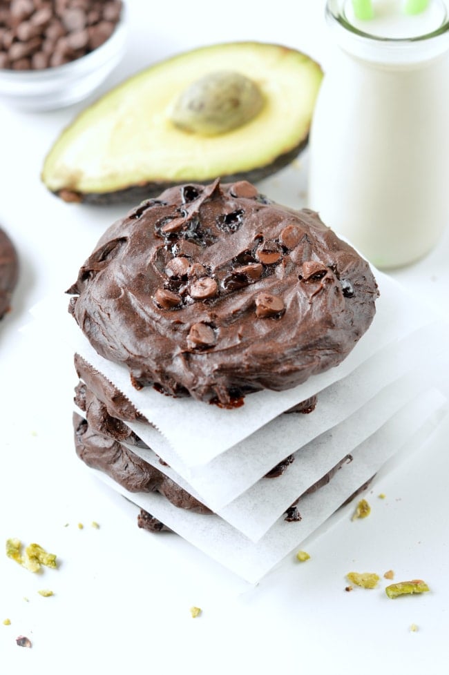 Chocolate Avocado Cookies