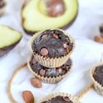 chocolate avocado muffins