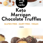 Chocolate Marzipan Truffles