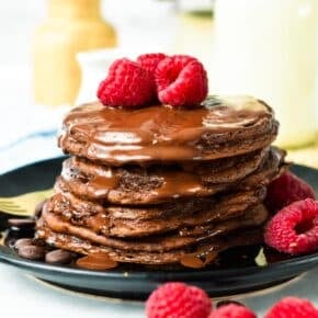 Chocolate Protein Pancakes
