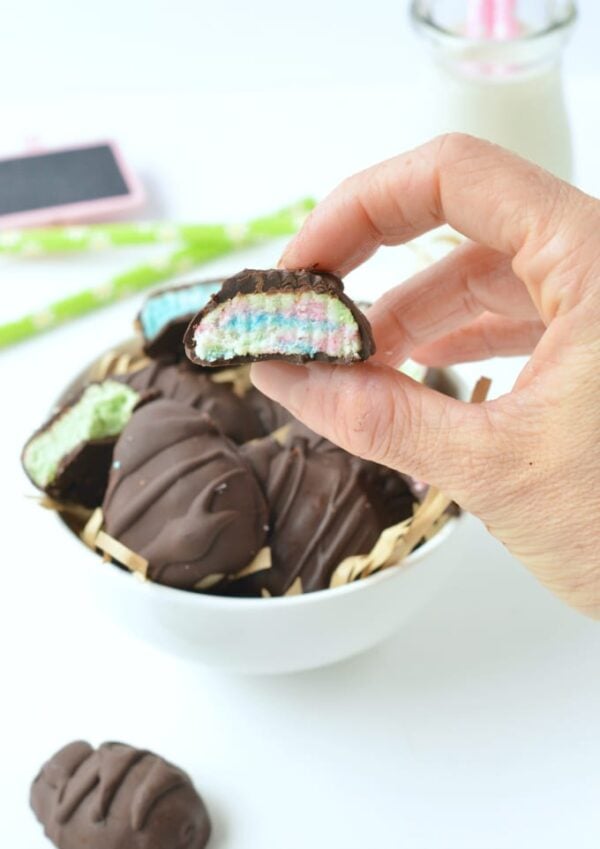 Keto Coconut Cream Easter Eggs with dairy-free option - Sweet As Honey