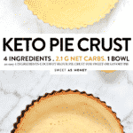 KETO COCONUT FLOUR PIE CRUST 4 ingredients paleo, sugar free pie crust #ketopie #4ingredients #ketocrust #crust #keto #coconutflour #piecrust #glutenfreepiecrust #paleopiecrust #paleo #peicrust #ketopiecrust