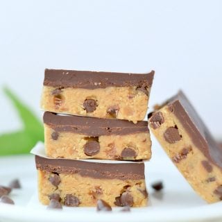 No-Bake Keto Vegan Cookie Dough Bars