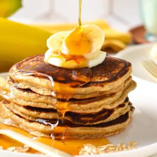 Cottage Cheese Banana Pancakes