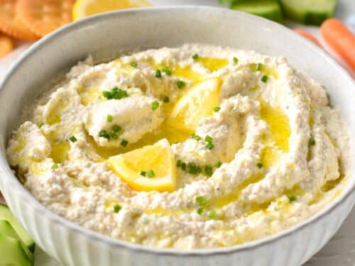 This Cottage Cheese Dip recipe is an easy high-protein dip for an appetizer or quick snack. Plus, all you need to make this healthy dip is just a few minutes.
