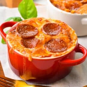Cottage Cheese Pizza Bowls