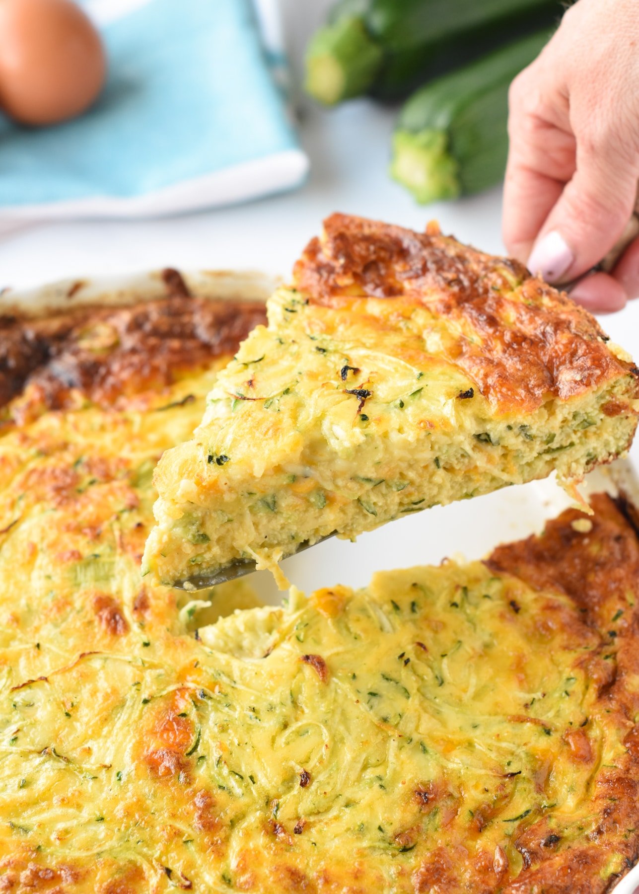 Crustless Zucchini Quiche