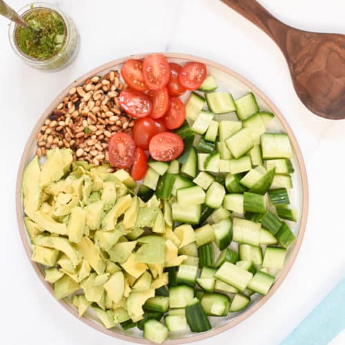 Cucumber Avocado Salad (10-Minute Lunch)