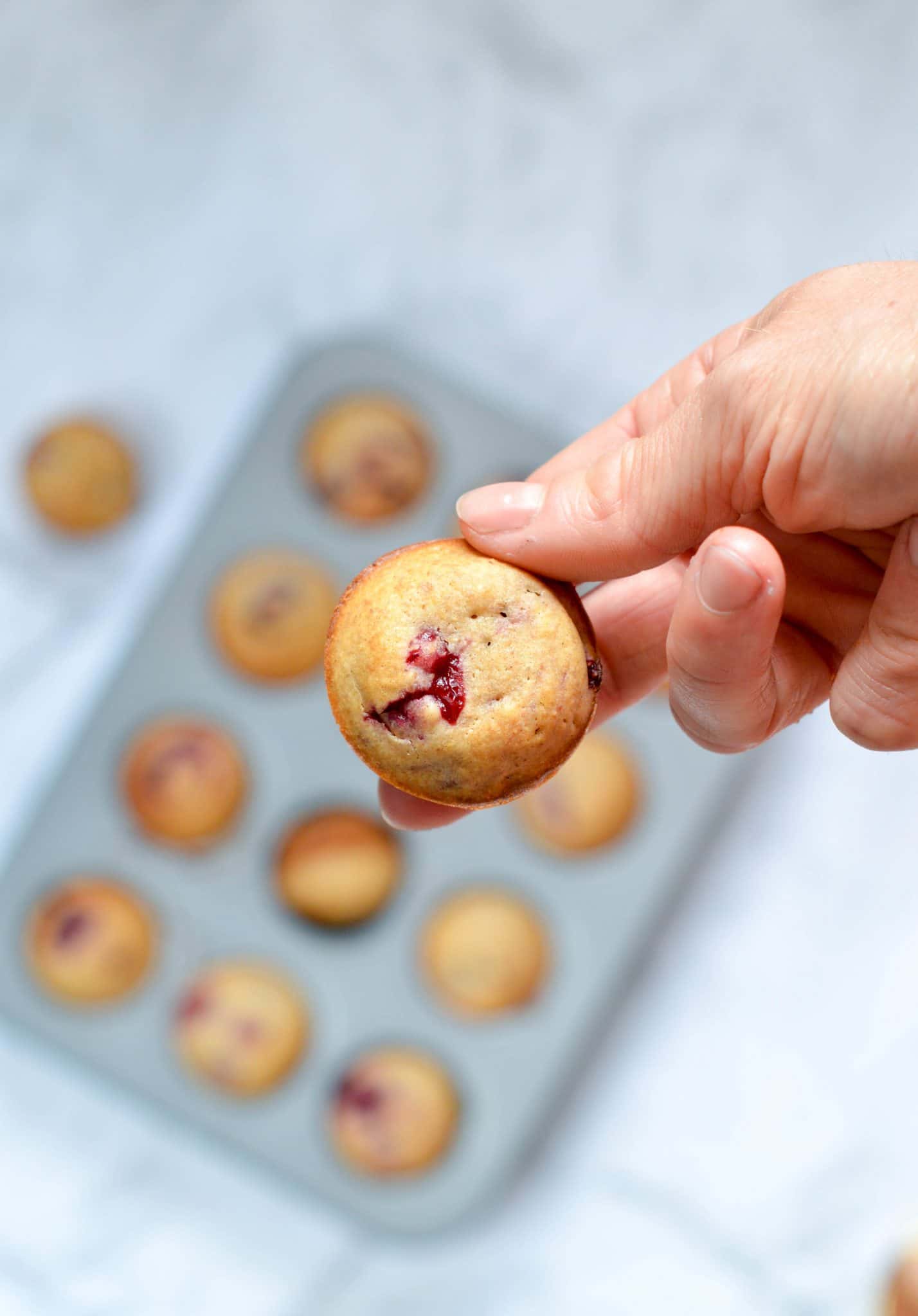 Keto raspberry muffins