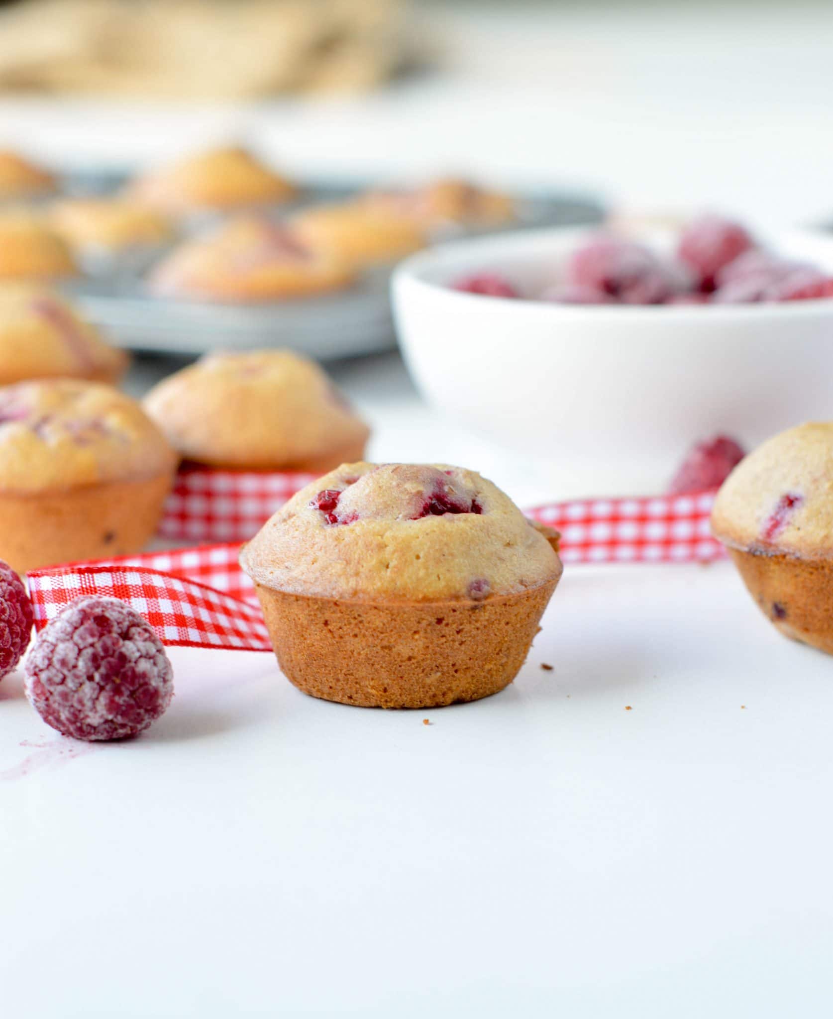 Keto raspberry muffins
