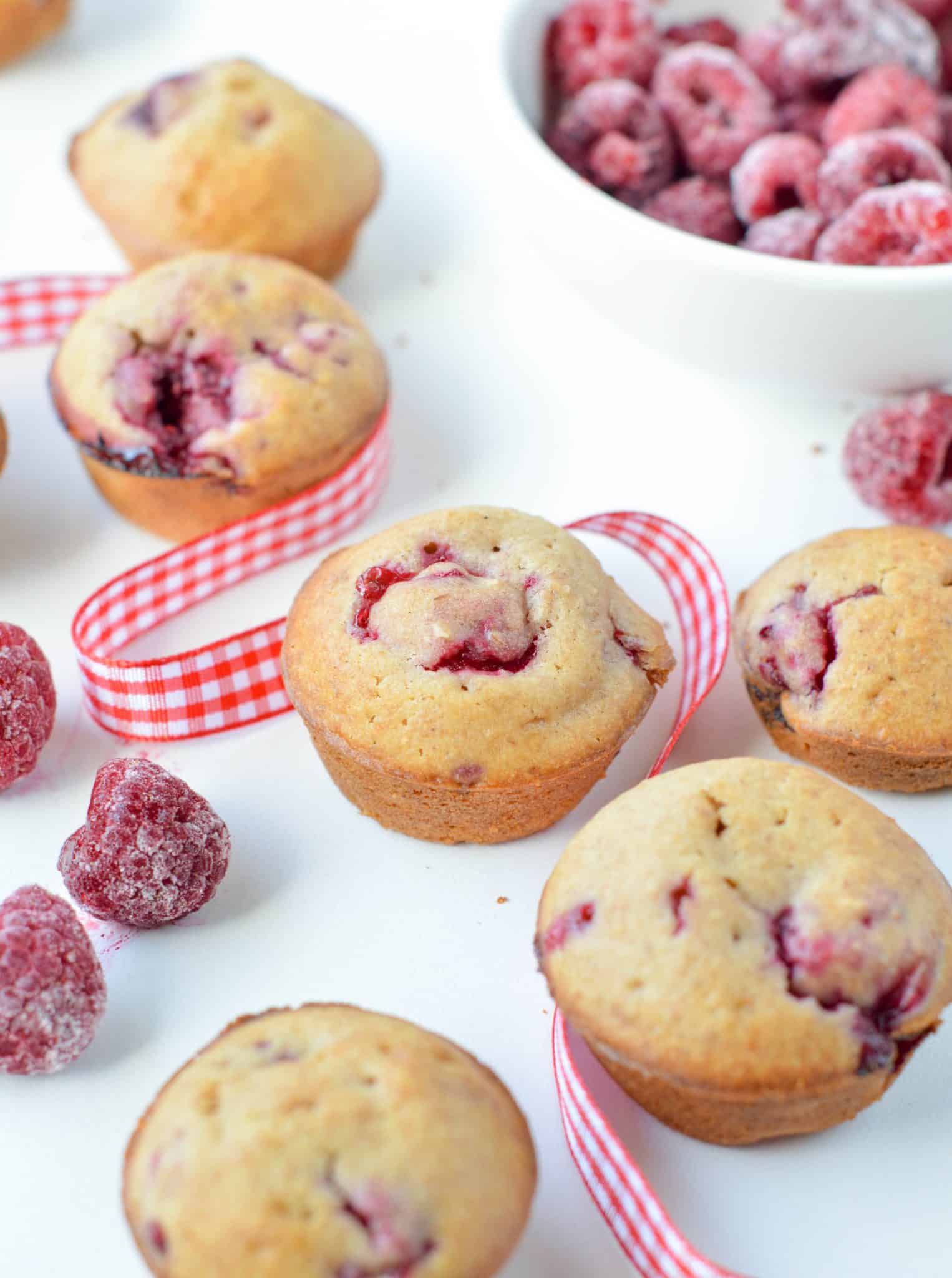 Keto raspberry muffins