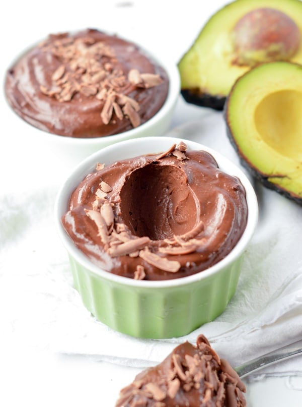 Paleo Avocado chocolate mousse