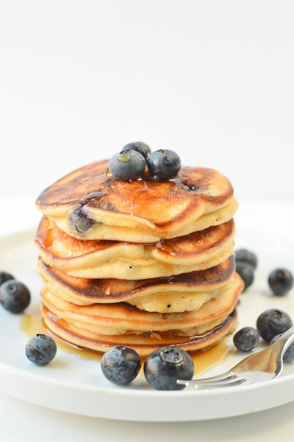 Keto Blueberry Cream Cheese Pancake