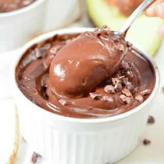 Chocolate avocado pudding paleo