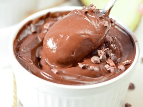 Chocolate avocado pudding paleo
