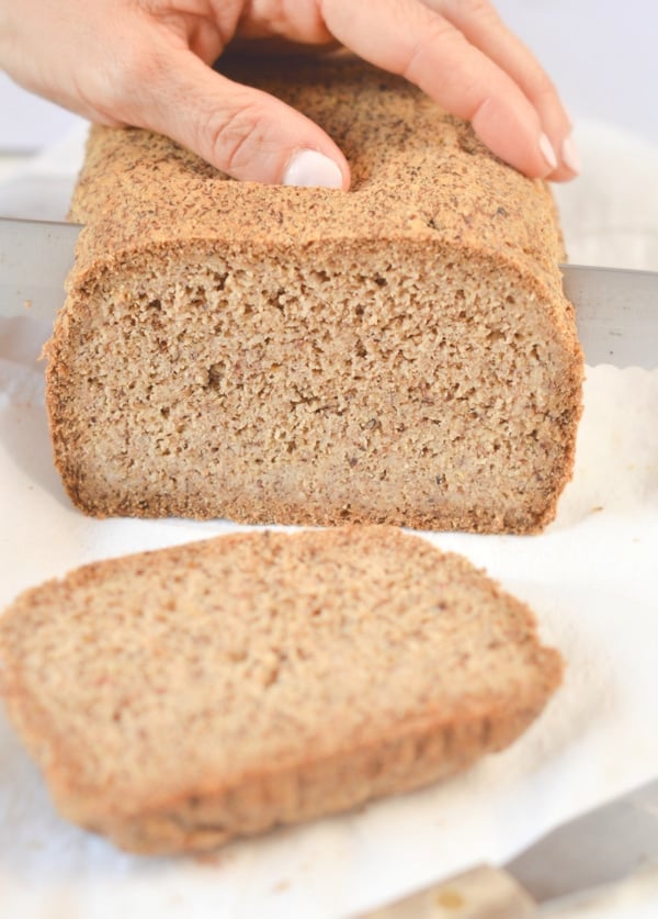 keto vegan bread loaf