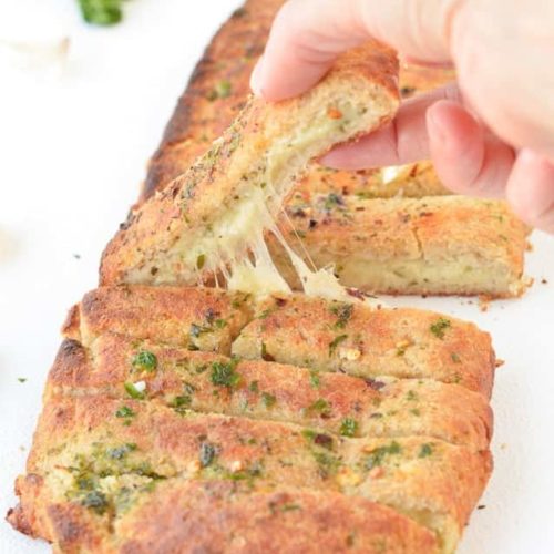 Keto Garlic Bread (With Almond Flour)