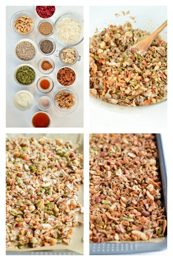 how to make keto granola recipe