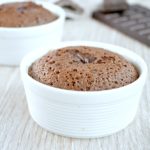 Easy Sugar Free Chocolate Lava Cake Recipe. A molten simple dessert, low carb, gluten free